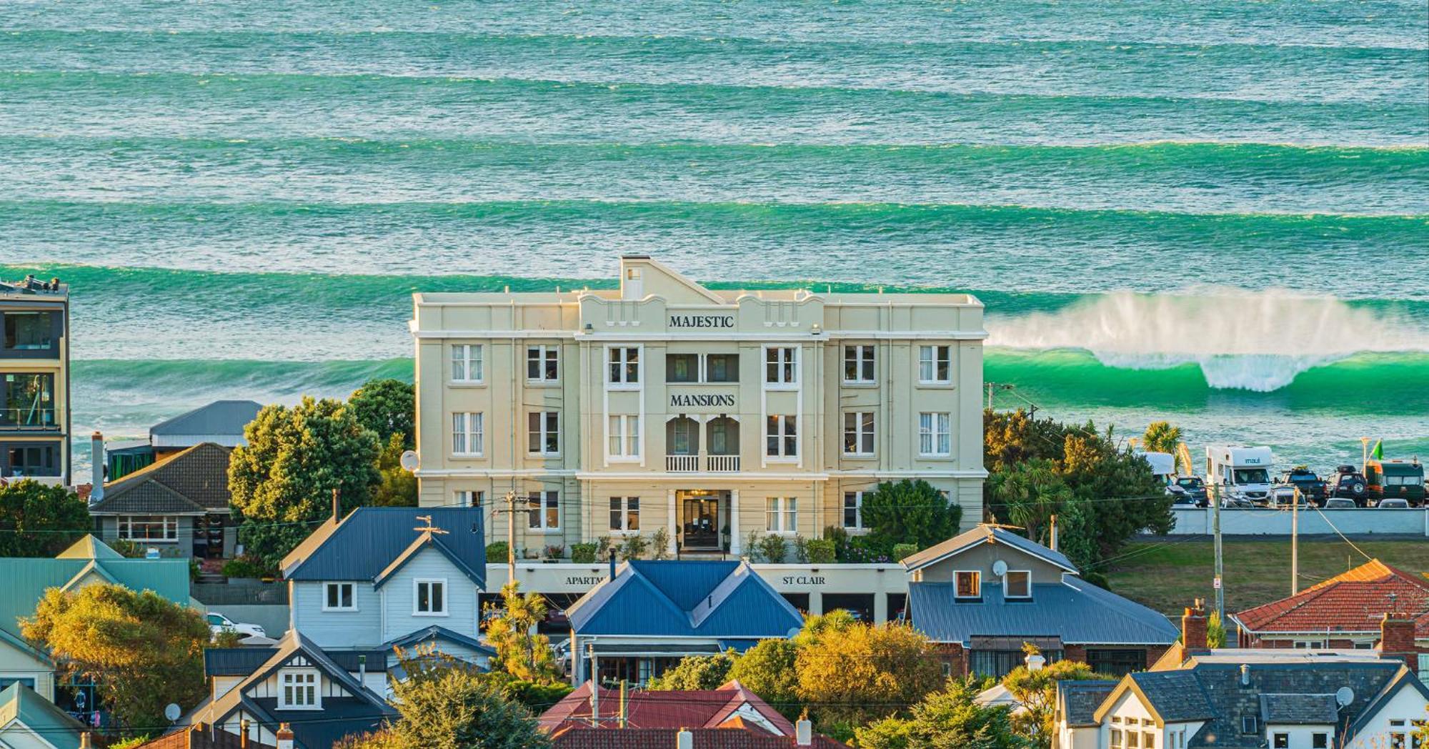 Majestic Mansions - Apartments At St Clair Dunedin Exterior foto